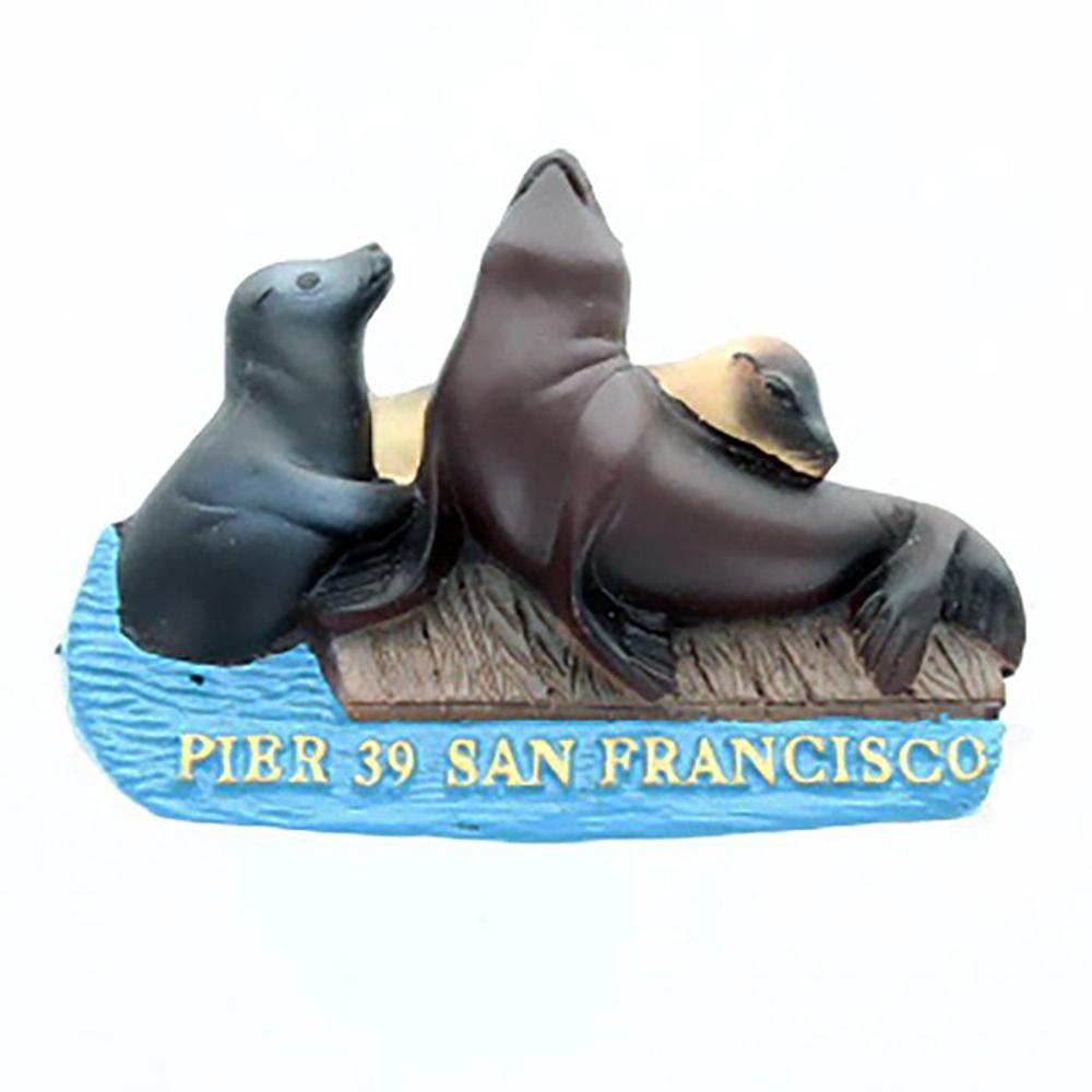 San Francisco Playful Sealion  Magnet
