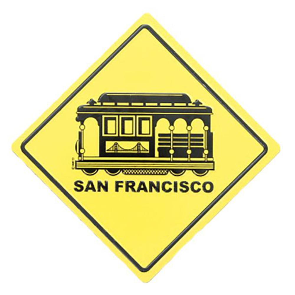 Cable Car Crossing Sign