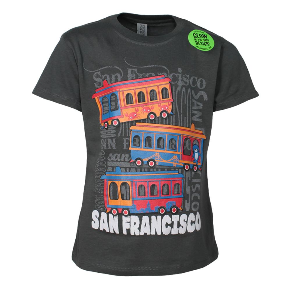 Glow in the Dark, Kids, San Francisco Souvenir Tee Shirt