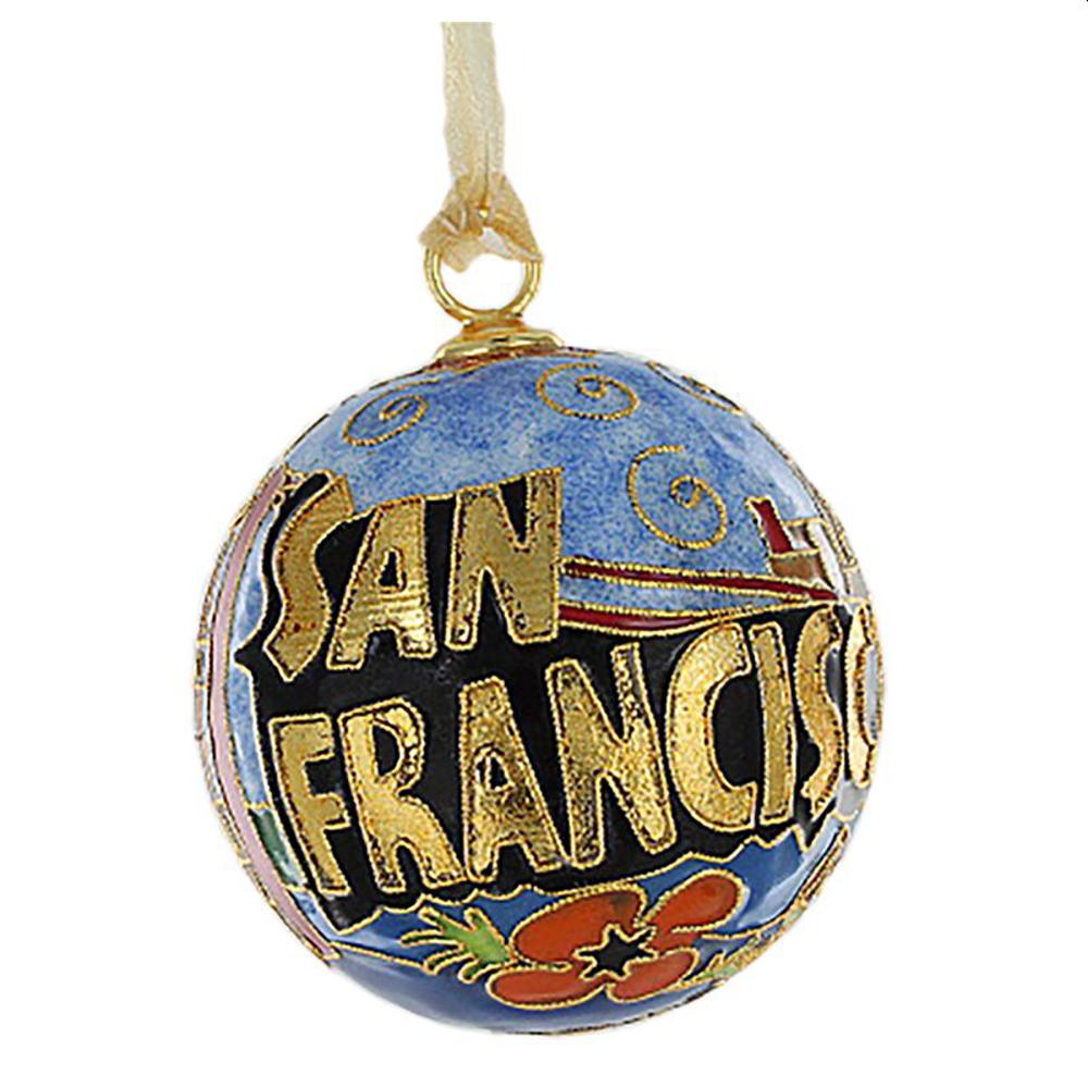 Collectible Cloisonne San Francisco Ornament