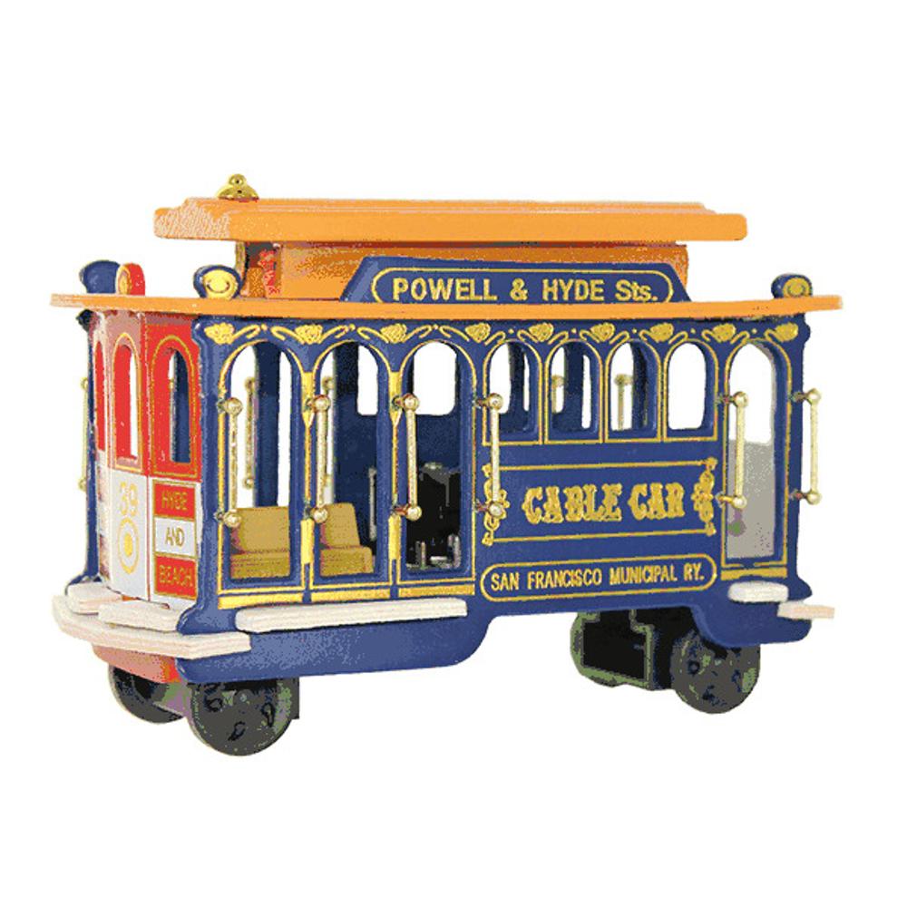 Simply The Best San Francisco Cable Car Model: Blue 6