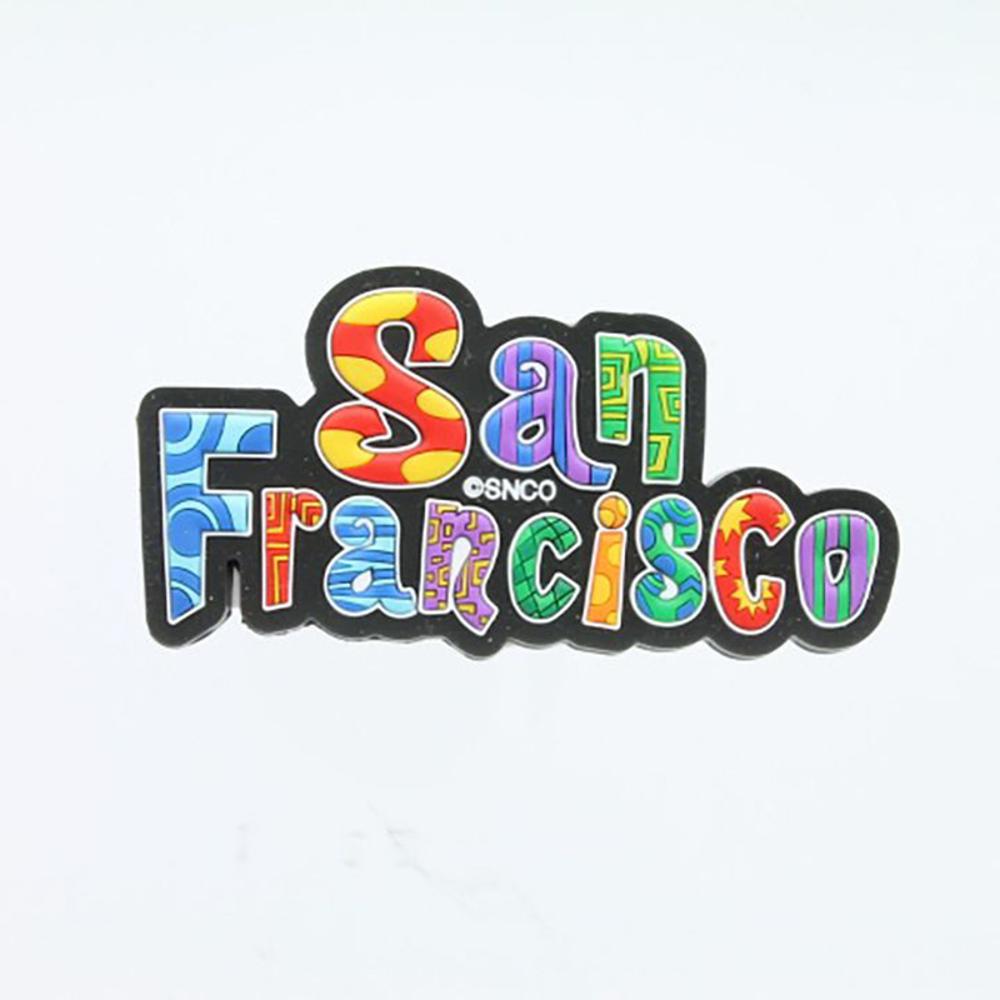 Colorful and Cheerful San Francisco Magnet